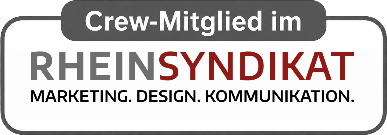 Crew-Mitglied im RHEINSYNDIKAT – Marketing. Design. Kommunikation.