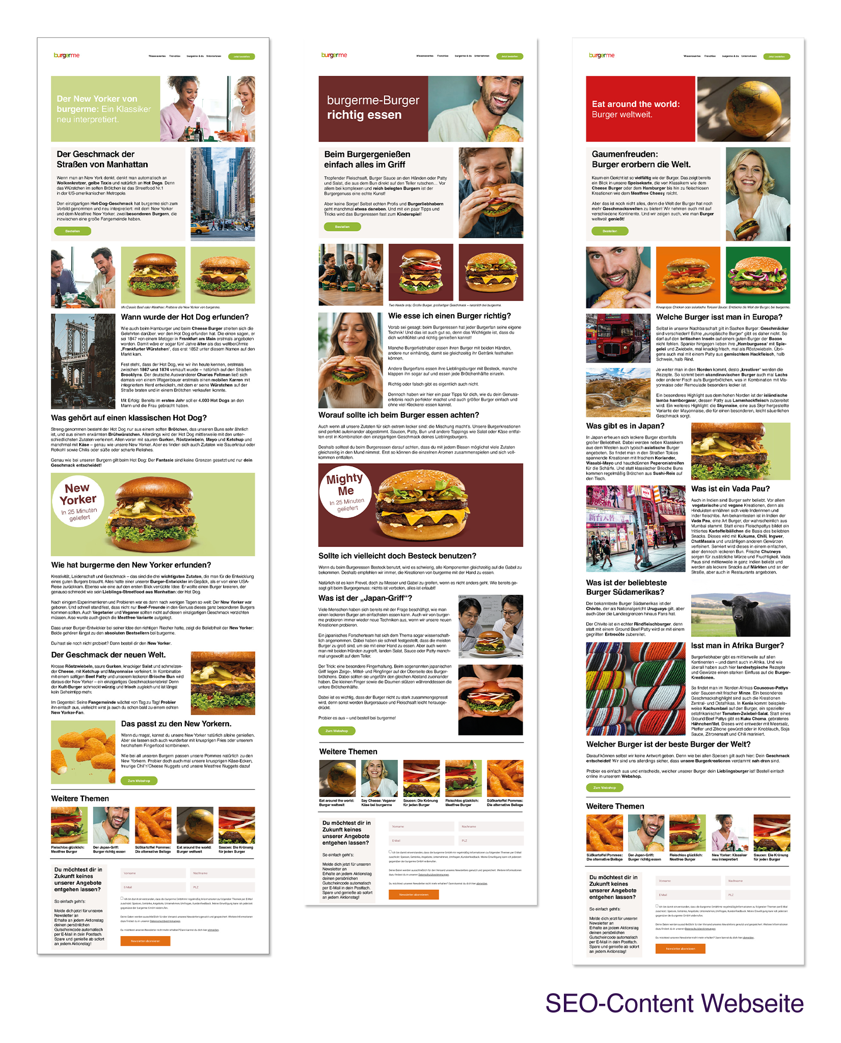 burgerme – SEO-Webcontent